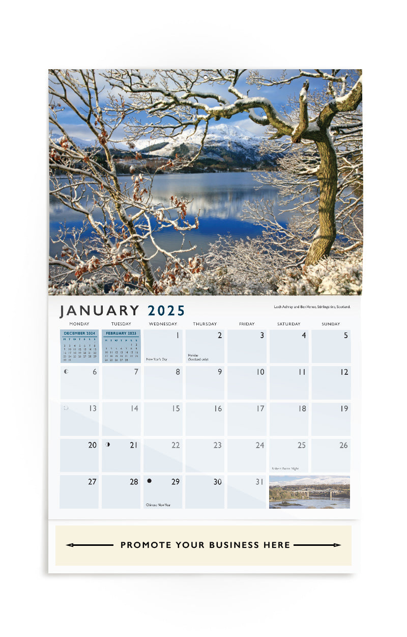 UK Vistas Wall Calendar